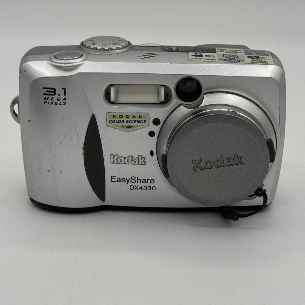 Kodak EasyShare DX4330 3.1MP Digital Camera Silver 10x Zoom Vintage Y2K Digicam